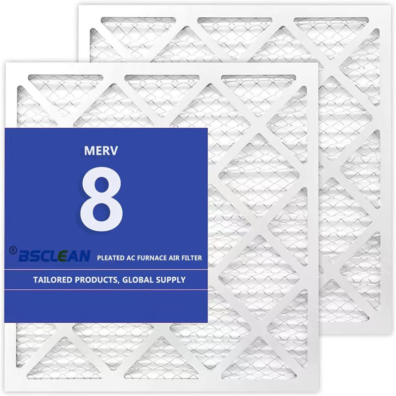 Amazon Hot Sale 20x 20x1 Merv 8 G4 용광로 AC HVAC 골판지 패널 사전 필터